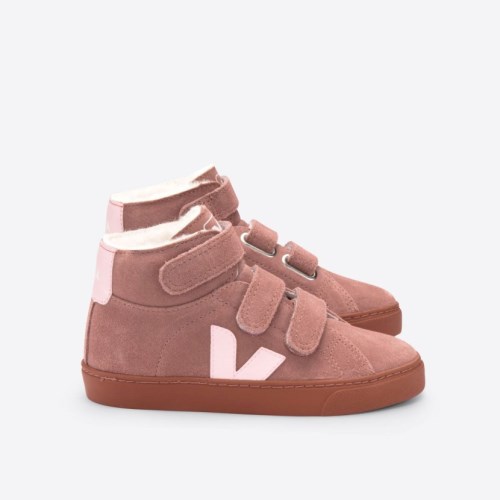 Veja Esplar Mid Fured Suede Lasten Kengät Ruskea (Y64H94)